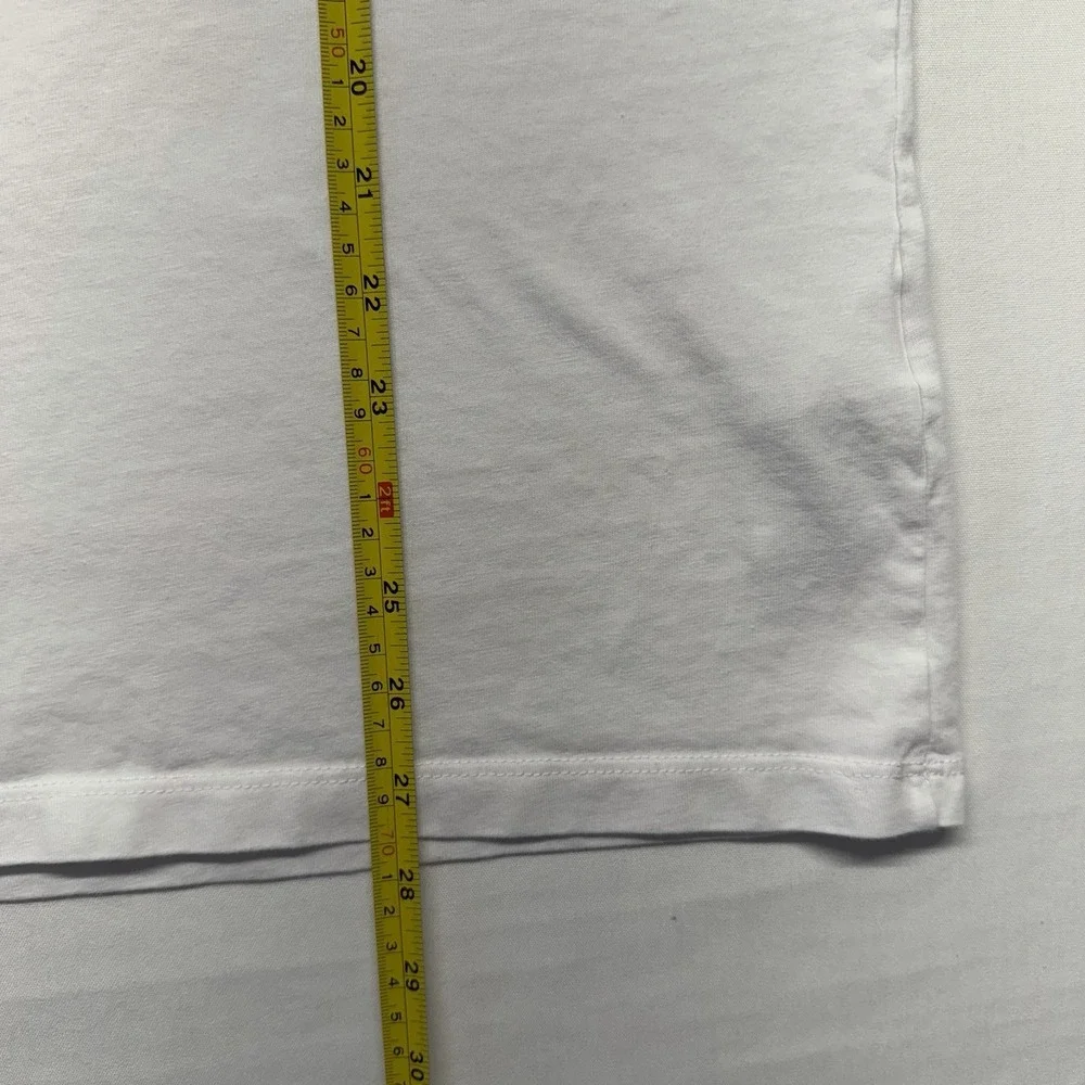 Marithe Francois Girbaud MFG Logo T Shirt White‎ Blue Size M